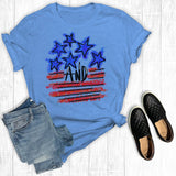 Stars and Stripes Splatter Unisex T-shirt, Sweatshirt, Hoodie, Long Sleeve Tee