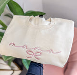 Embroidered Sweatshirt, Mothers Day, Mothers Day Gifts