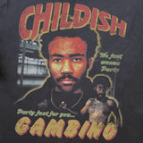 DONALD GLOVER - CHILDISH GAMBINO HEAVYWEIGHT BLACK T-SHIRT