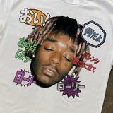 LIL UZI 'KANJI' HEAVYWEIGHT WHITE T-SHIRT