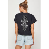 Not in the Mood Vintage Graphic Crop Top