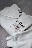 Coffee Coffee Coffee Embroidered Sweater