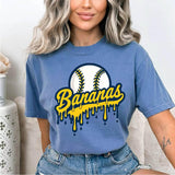 Banana Baseball Hip Hop Mascot T-Shirt Funny Sports Team