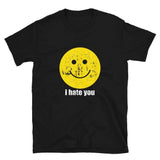 I Hate You Smiling Face T-Shirt
