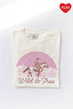 Wild and Free Plus Mineral Graphic Top