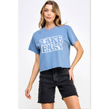 Lake It Easy Vintage Graphic Crop Top