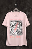 Wild Spirit Tiger Bolt Graphic Top