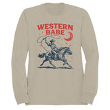 Western Babe Rodeo Women's Sweatshirt Sand