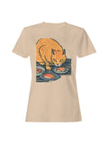 Curious Cat Enjoys Sushi Delight Women's T-Shirt Unisex T-shirt, Sweatshirt, Hoodie, Long Sleeve Tee