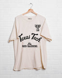 Texas Tech Red Raiders Quality Off White Thrifted Tee