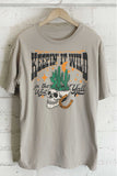 Keepin' It Wild in the West Y'all Oversize Graphic Tshirts