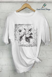 Flower-Hand Drawn (Oversized Tee)