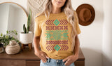 Aztec Pattern Graphic Tee | Western Shirt