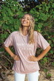 Kindness Is Golden  Mineral Washed Graphic Top