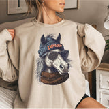Vintage Denver Football Mascot Crewneck Sweatshirt