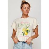 Farm Fresh Lemons Graphic Crop Top