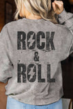 Rock and Roll Mineral Graphic Terry Sweatshirt