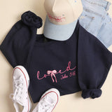Loved John 3:16 Embroidered Heavyweight Sweatshirt