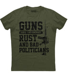 Guns Have Two Enemies T-Shirt (O) Style001