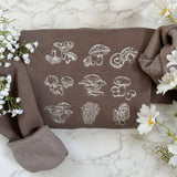 Embroidered Edible Mushroom Outdoorsy Plant Sweatshirt Unisex T-shirt, Sweatshirt, Hoodie, Long Sleeve Tee