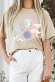 Sun and Moon Dreamer Mineral Graphic Long Crop Top