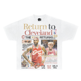 Lebron James Newspaper Flyer Vintage Shirt