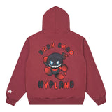 SONIC EVIL CHAO HOODIE (BURGUNDY)