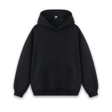 Solid Color Hoodie For Men Classic Basic Hoodie - BLACK