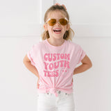 Custom Cotton Youth Tees with Your Name Location or Logo