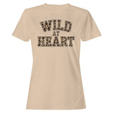 Wild Heart Leopard Print Women's T-Shirt