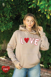 Love Foil  Hoodie Pullover Sweatshirt