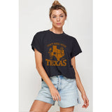 Do Not Mess with Texas Graphic Crop Top