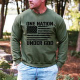 One Nation Under God American Flag Unisex Crewneck USA