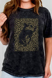 Leopard Cowboy Mineral Graphic Tshirts