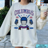Columbus Blue Jackets Vintage Sweatshirt - Retro Hockey Fan