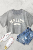 Malibu California Women's Vintage Graphic Crop Top