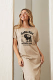 Badlands National Park Mineral Graphic Dress