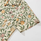 Fruit Hawaiian Shirt For Men William Morris Designer Shirt Tencelâ„¢ Pomegranate (tencelâ„¢)