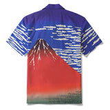 Find Wind, Clear Morning 100% Cotton Men's Aloha Hawaiian Short Sleeve Camp Collar Shirt
