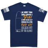 Mens TYM 9mm Coming Out of The Closet T-shirt Style001