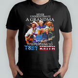 A Grandma Who Listens To Toby Keith Signatures T Shirt