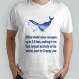 A blue whaleâ€™s anus can open up to 3.5 feet shirt