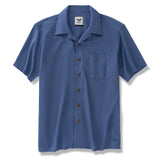 Hawaiian Shirt For Men Midsummer Gentle Sea Breeze Camp Collar - Ash Blue Midsummer Gentle Sea Breeze - Ash Blue