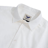 Hawaiian Shirt For Men Riviera Holiday Pointed Collar Long Sleeve Shirt - White Riviera Holiday - White