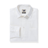 Hawaiian Shirt For Men Riviera Holiday Pointed Collar Long Sleeve Shirt - White Riviera Holiday - White