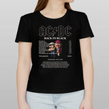 ACDC Back In Black Greatest Hits Album 1980-2024 Anniversary Shirt