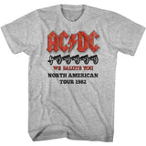 ACDC - Cannons Salute - Short Sleeve - Heather - Adult - T-Shirt