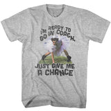 Ace Ventura - Ready - Short Sleeve - Heather - Adult - T-Shirt