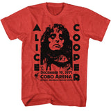 Alice Cooper - Cobo Arena 1971 - Short Sleeve - Heather - Adult - T-Shirt