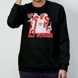 AJ Storr Wisconsin basketball player shirts